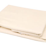 کاور لحاف تک دو نفره 180 بروجرد ساده رنگ شیری