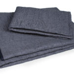 روتختی چهار فصل یک نفره دو تکه بروجرد طرح اولترا فلورانس رنگ سرمه ای