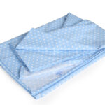 ملحفه روانداز نوزادی بروجرد طرح درسا رنگ آبی