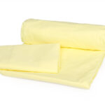 ملحفه نیم ست یک نفره دو تکه 90 بروجرد ساده رنگ لیمویی 111613