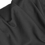 پارچه مقنعه ای پلی استر ویسکوز عرض 90 بروجرد ساده رنگ طوسی کد 1990