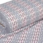 پارچه آشپزخانه ای 100% پنبه عرض 140 بروجرد طرح سوين رنگ 02 صورتی