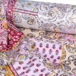 پارچه لباسی 100% ویسکوز عرض 150 بروجرد طرح ابریشمی رنگ 03