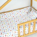 ست لحاف گلدوزی کودک و نوزادی هفت تکه بروجرد طرح پانکو رنگ 01