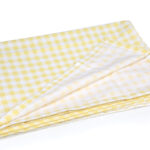 ملحفه روانداز نوزادی بروجرد طرح پیچازی رنگ زرد