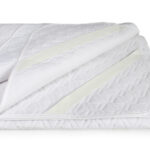 محافظ تشک التراسونيک معمولی دو نفره بروجرد عرض 160 ساده رنگ سفید