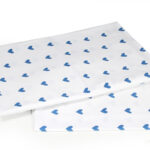 ملحفه نیم ست نوزادی دو تکه بروجرد طرح آمور رنگ آبی