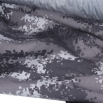 پارچه لباسی پلی استر ویسکوز عرض 150 بروجرد طرح استتار کبابی رنگ 13