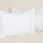 بالش قابدار الیاف بابیلون بروجرد 80*60 رنگ سفید