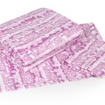 ملحفه نیم ست دو نفره سه تکه عرض 180 بروجرد طرح پولاد رنگ 01