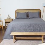 ست روتختی اولترالیانا دو نفره سه تکه بروجرد رنگ طوسی روشن