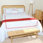 ست لحاف وکاور بزرگسال گلدوزی دو نفره هشت تکه بروجرد طرح میراندا موناکو2 رنگ 18