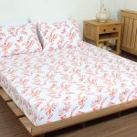 ملحفه نیم ست دو نفره سه تکه عرض 180 بروجرد طرح والوتا رنگ 04