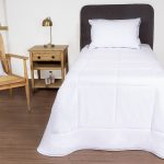 لحاف تک بزرگسال یک نفره 90 بروجرد ساده رنگ سفیدکد084801