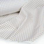 پارچه لباسی پنبه پلی استر ویسکوز عرض 150 بروجرد طرح پیچازی نیم سانتی رنگ 01