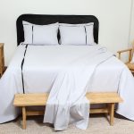 ست لحاف وکاور بزرگسال استار دو نفره هفت تکه بروجرد طرح لویی رنگ طوسی روشن