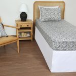 ملحفه نیم ست یک نفره دو تکه 90 بروجرد طرح نیکام رنگ 03