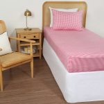 ملحفه نیم ست یک نفره دو تکه 90 بروجرد طرح پیچازی نیم سانتی رنگ 02