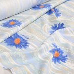 پارچه ملحفه ای پلی استر ویسکوز بروجرد عرض 160 طرح آذرمان رنگ 03