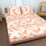 ملحفه نیم ست دو نفره سه تکه عرض 160 بروجرد طرح لوندر رنگ 07