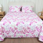 ست لحاف بزرگسال دو نفره چهار تکه 180 بروجرد طرح لوندر رنگ 08