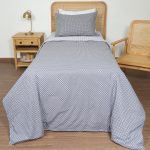 کاور تمام ست زیپ خور یک نفره سه تکه 90 بروجرد طرح الوین 1 رنگ 01