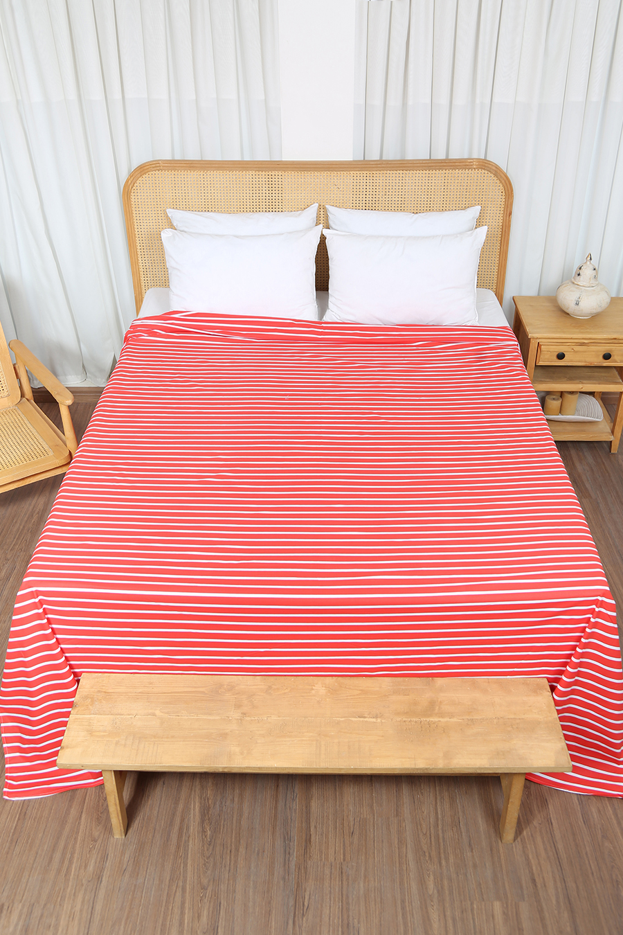 روانداز دونفره یک تکه یک کالیته 311602 یک طرح رنگ موناکو2 6055 رنگبندی 19 درجه یک (1) ملحفه رو انداز دو نفره بروجرد طرح موناکو 2 رنگ 19 - Image 1